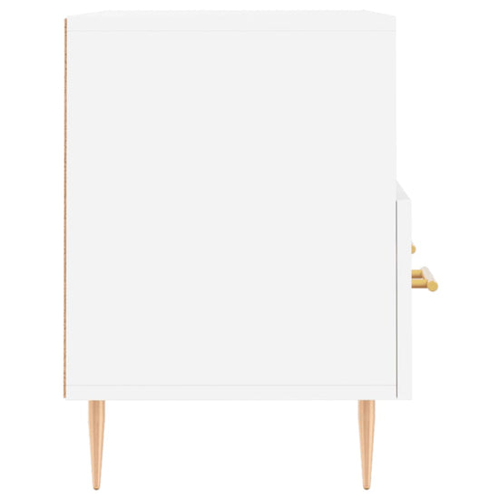 Tv-meubel 80x36x50 cm bewerkt hout wit MeubelReus