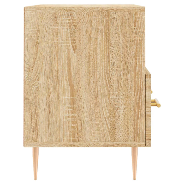 Tv-meubel 80x36x50 cm bewerkt hout sonoma eiken MeubelReus