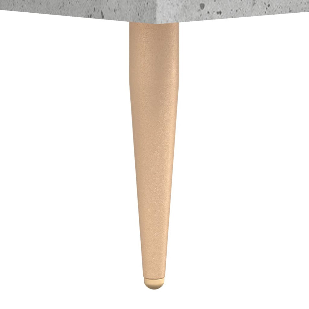 Tv-meubel 80x36x50 cm bewerkt hout betongrijs MeubelReus