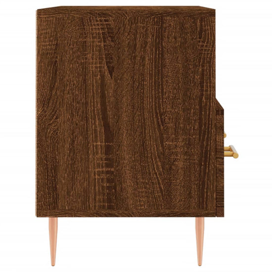 Tv-meubel 80x36x50 cm bewerkt hout bruin eikenkleur MeubelReus