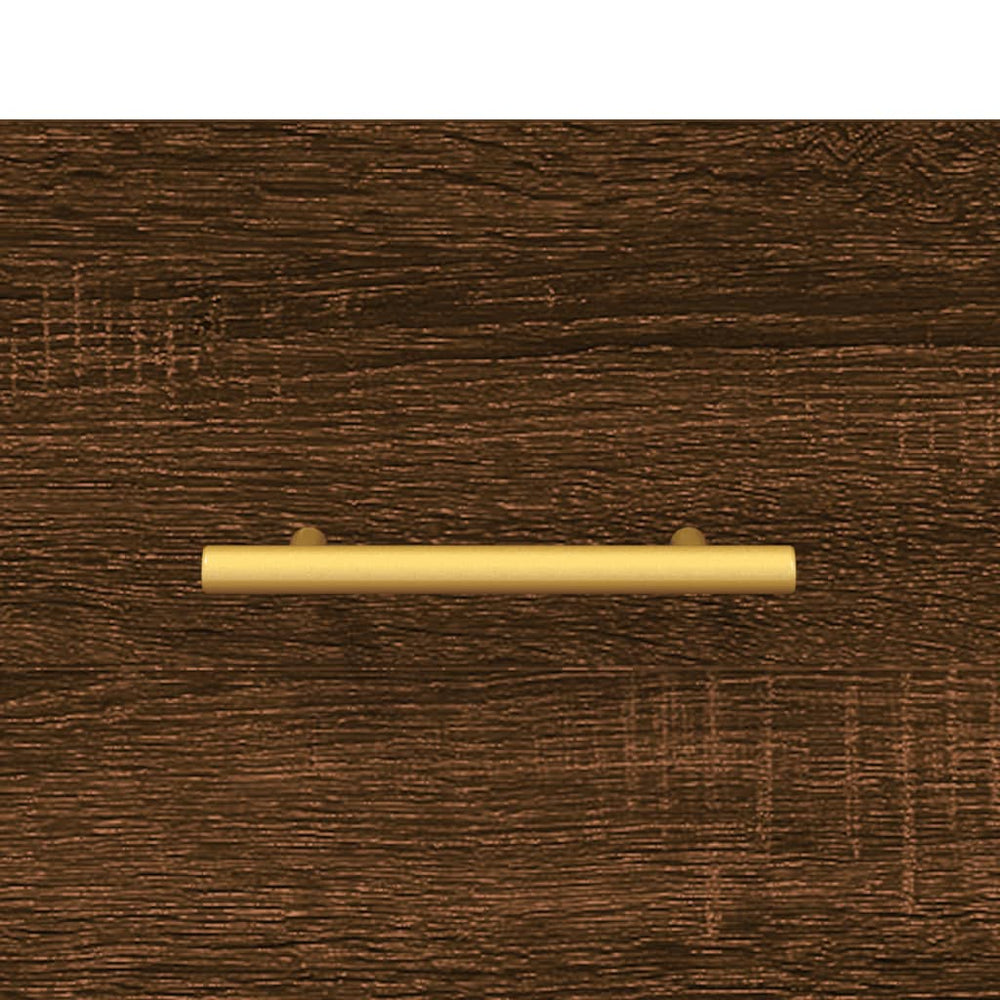 Tv-meubel 80x36x50 cm bewerkt hout bruin eikenkleur MeubelReus