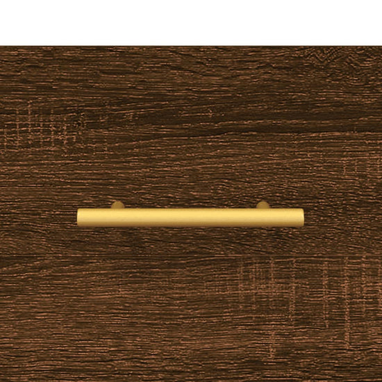 Tv-meubel 80x36x50 cm bewerkt hout bruin eikenkleur MeubelReus