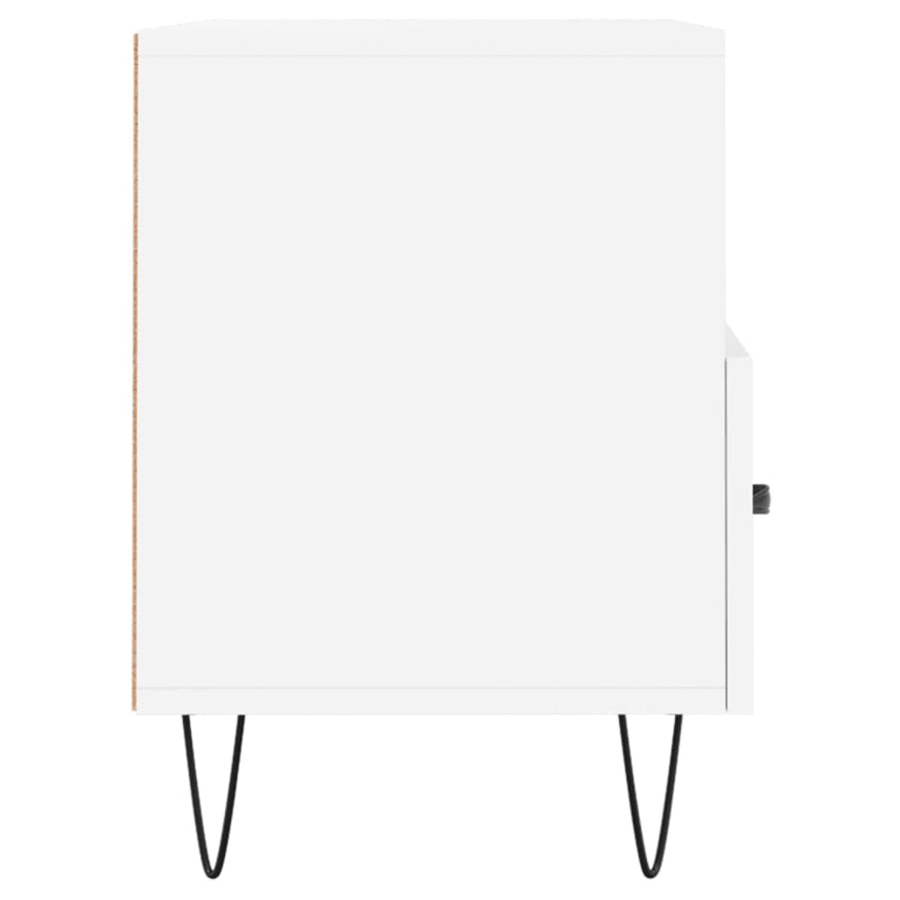 Tv-meubel 80x36x50 cm bewerkt hout wit MeubelReus