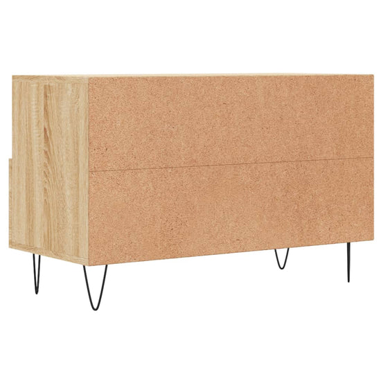Tv-meubel 80x36x50 cm bewerkt hout sonoma eiken MeubelReus