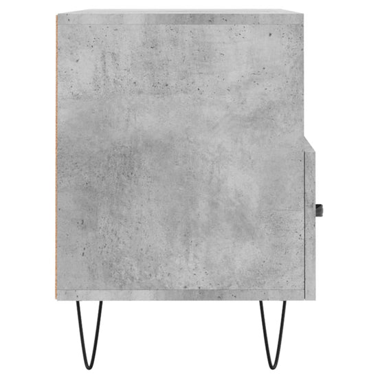 Tv-meubel 80x36x50 cm bewerkt hout betongrijs MeubelReus