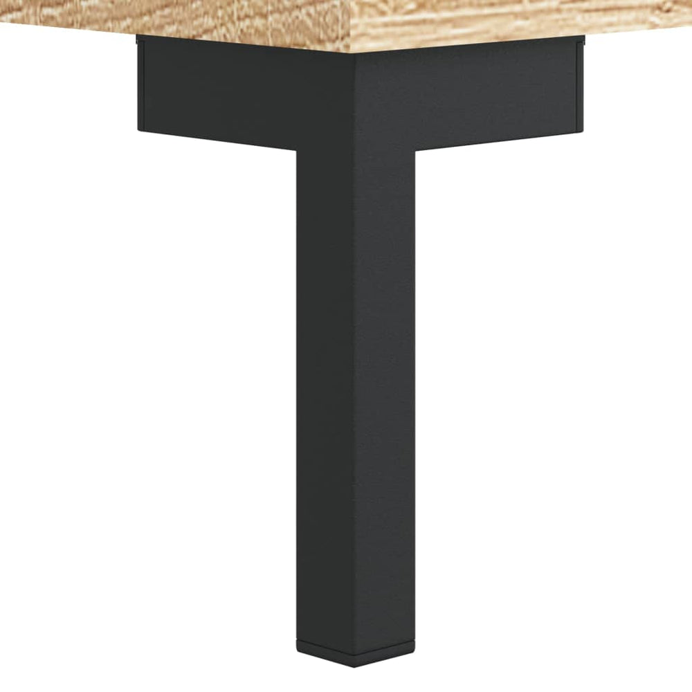 Tv-meubel 80x36x50 cm bewerkt hout sonoma eiken MeubelReus
