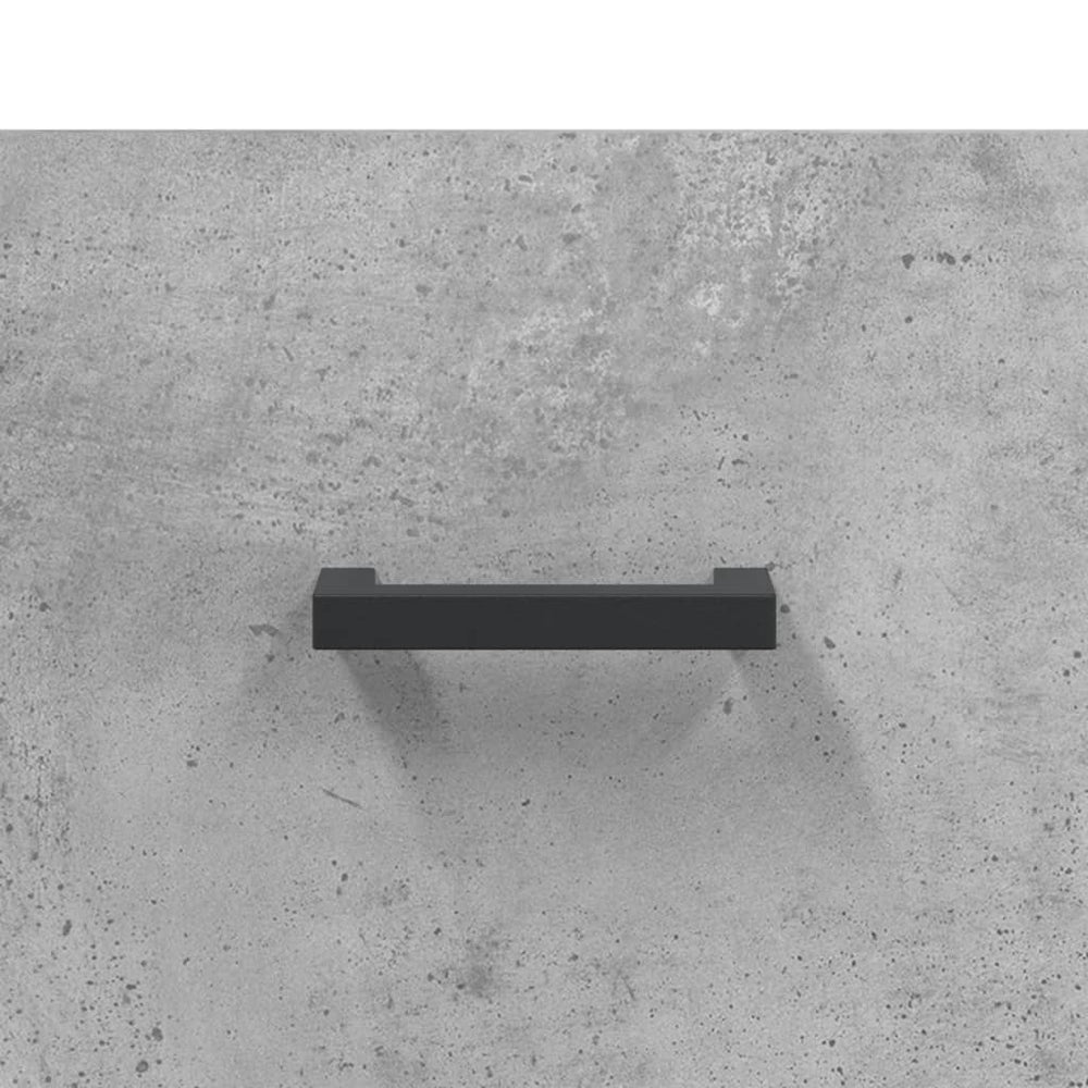 Tv-meubel 80x36x50 cm bewerkt hout betongrijs MeubelReus