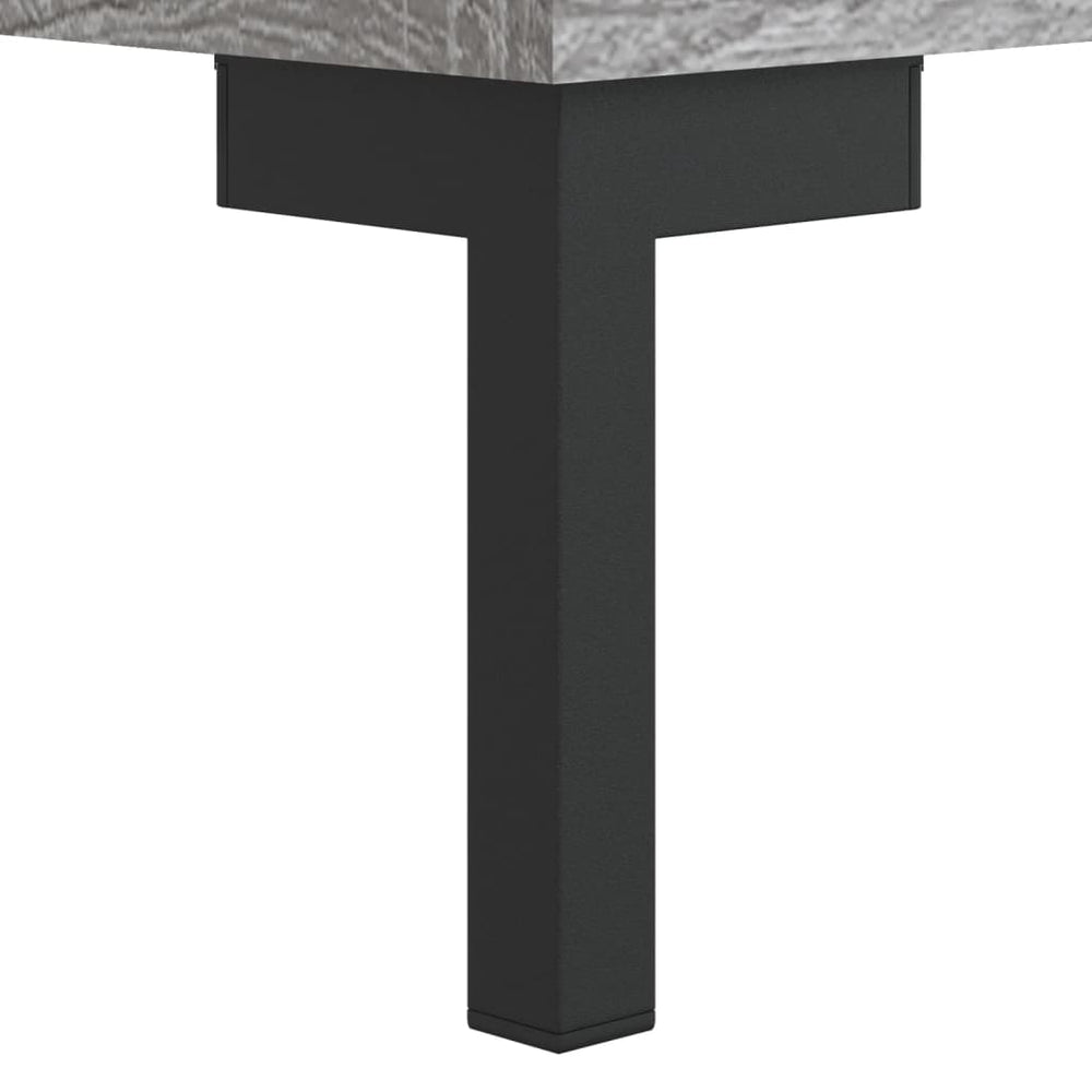 Tv-meubel 80x36x50 cm bewerkt hout grijs sonoma eikenkleurig MeubelReus