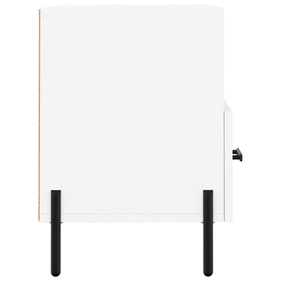 Tv-meubel 80x36x50 cm bewerkt hout wit MeubelReus