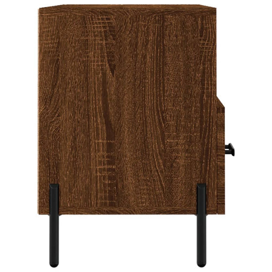 Tv-meubel 80x36x50 cm bewerkt hout bruin eikenkleur MeubelReus