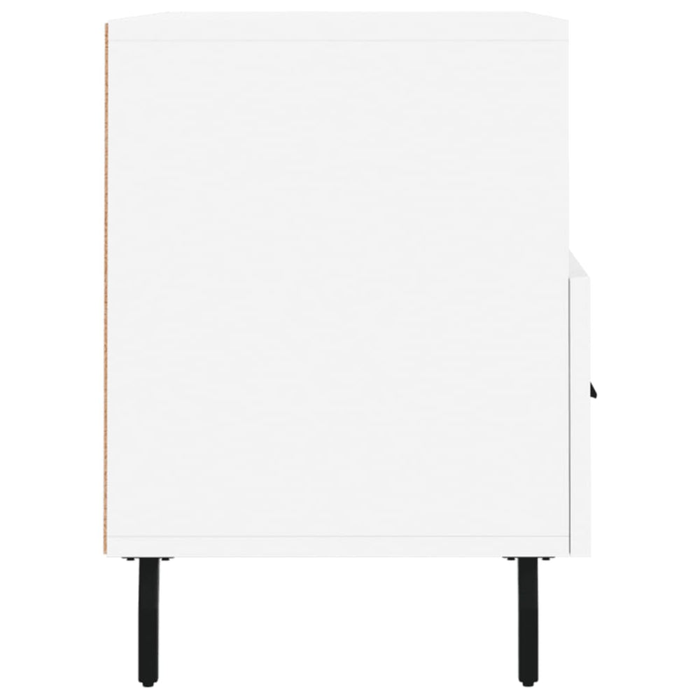 Tv-meubel 80x36x50 cm bewerkt hout wit MeubelReus