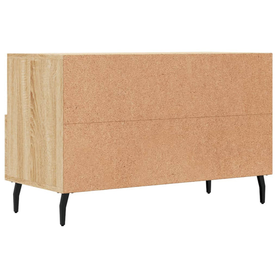 Tv-meubel 80x36x50 cm bewerkt hout sonoma eiken MeubelReus