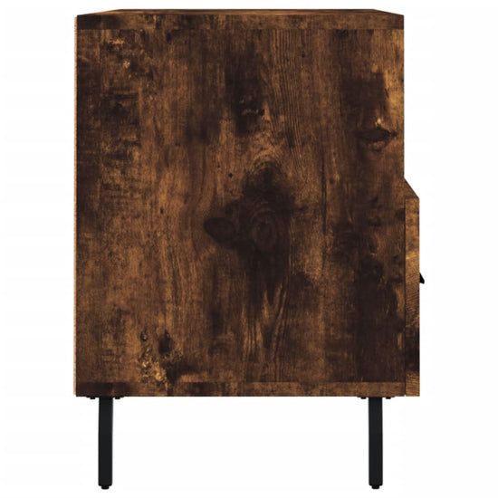 Tv-meubel 80x36x50 cm bewerkt hout gerookt eikenkleurig MeubelReus