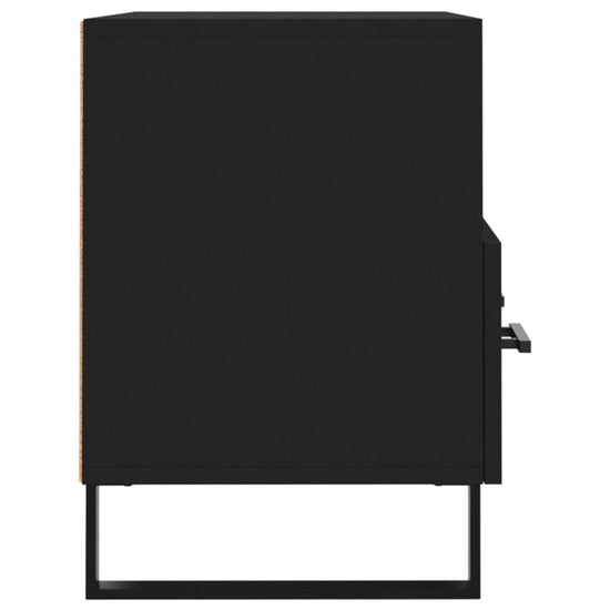 Tv-meubel 80x36x50 cm bewerkt hout zwart MeubelReus