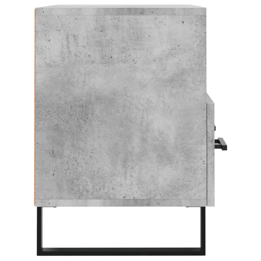 Tv-meubel 80x36x50 cm bewerkt hout betongrijs MeubelReus