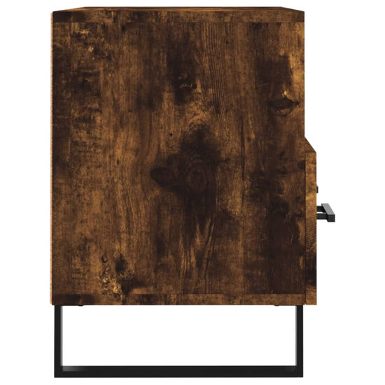 Tv-meubel 80x36x50 cm bewerkt hout gerookt eikenkleurig MeubelReus