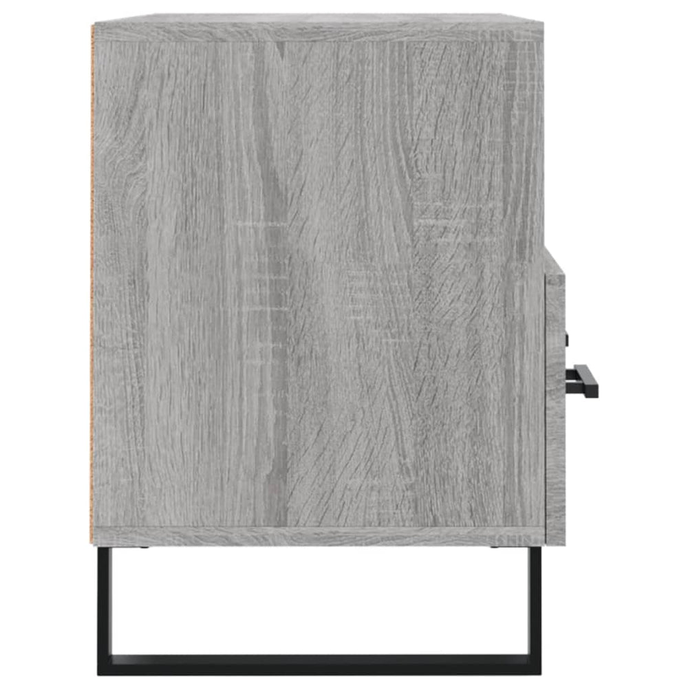 Tv-meubel 80x36x50 cm bewerkt hout grijs sonoma eikenkleurig MeubelReus