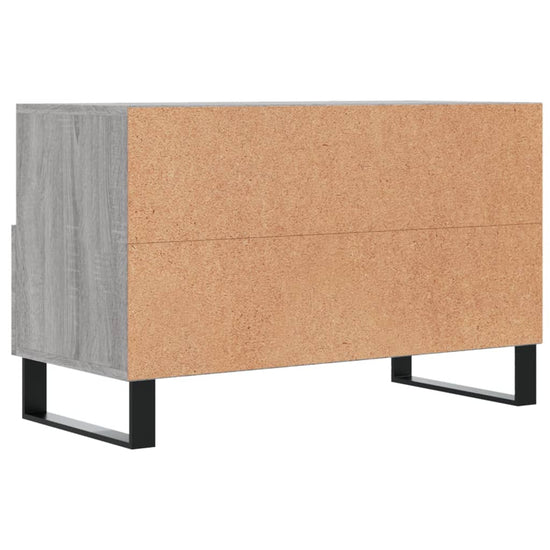Tv-meubel 80x36x50 cm bewerkt hout grijs sonoma eikenkleurig MeubelReus