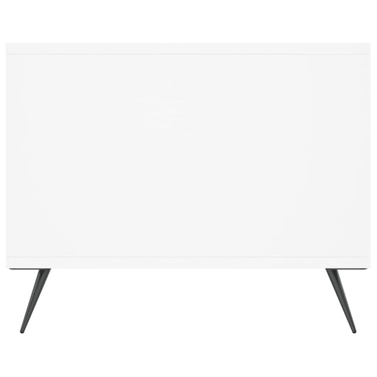 Salontafel 102x50x40 cm bewerkt hout wit MeubelReus