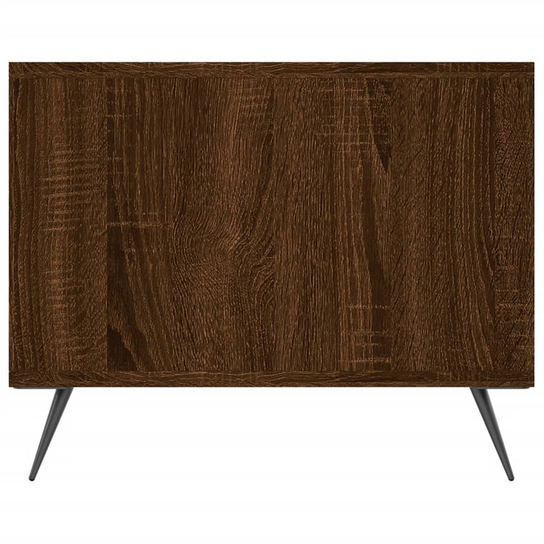 Salontafel 102x50x40 cm bewerkt hout bruin eikenkleur MeubelReus