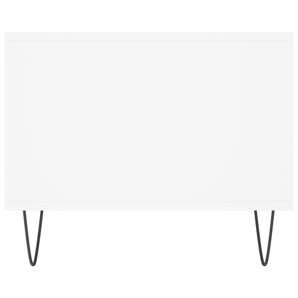 Salontafel 102x50x40 cm bewerkt hout wit MeubelReus