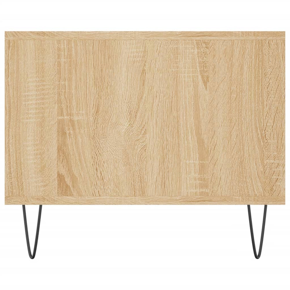 Salontafel 102x50x40 cm bewerkt hout sonoma eikenkleurig MeubelReus