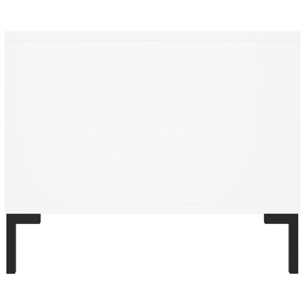 Salontafel 102x50x40 cm bewerkt hout wit MeubelReus