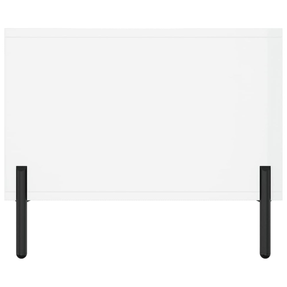 Salontafel 102x50x40 cm bewerkt hout hoogglans wit MeubelReus