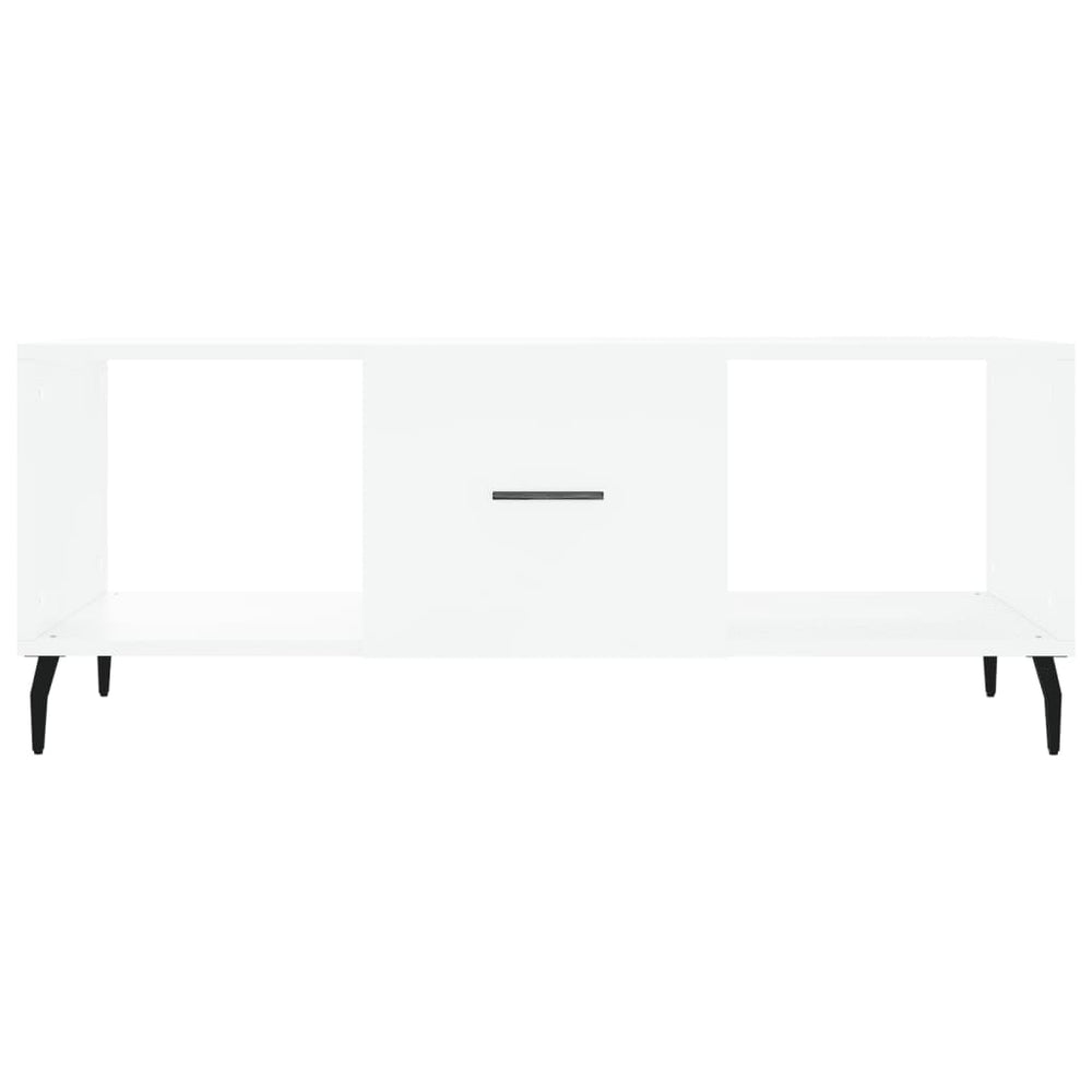 Salontafel 102x50x40 cm bewerkt hout wit MeubelReus