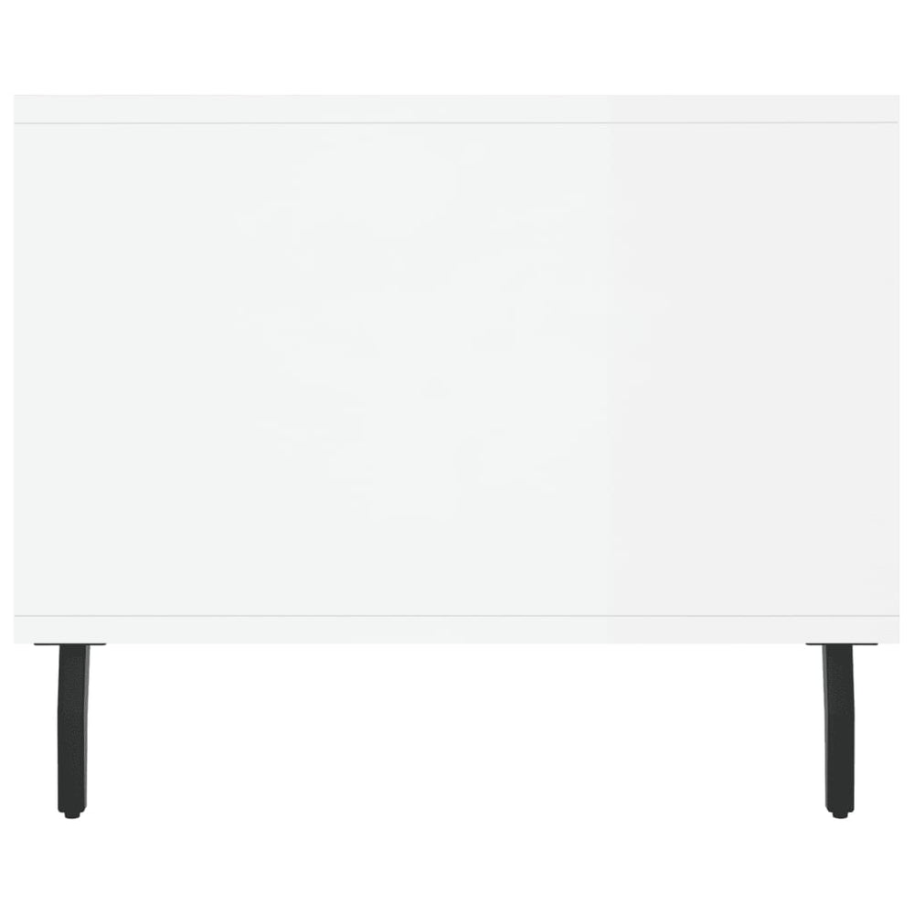 Salontafel 102x50x40 cm bewerkt hout hoogglans wit MeubelReus