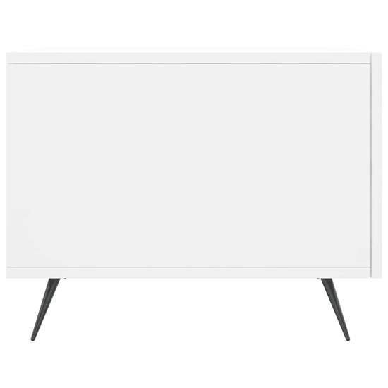 Salontafel 50x50x40 cm bewerkt hout wit MeubelReus