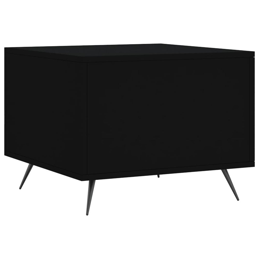 Salontafels 2 st 50x50x40 cm bewerkt hout zwart MeubelReus