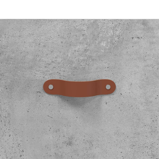 Salontafel 50x50x40 cm bewerkt hout betongrijs MeubelReus