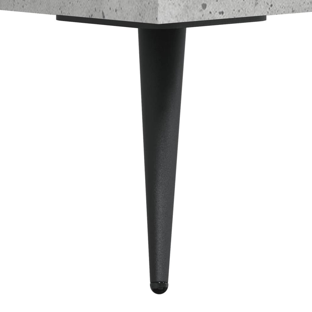 Salontafels 2 st 50x50x40 cm bewerkt hout betongrijs MeubelReus