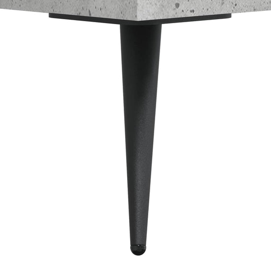 Salontafels 2 st 50x50x40 cm bewerkt hout betongrijs MeubelReus