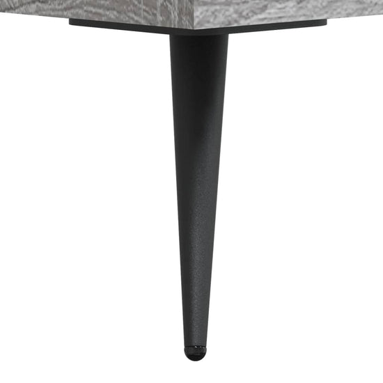Salontafels 2 st 50x50x40 cm bewerkt hout grijs sonoma eiken MeubelReus