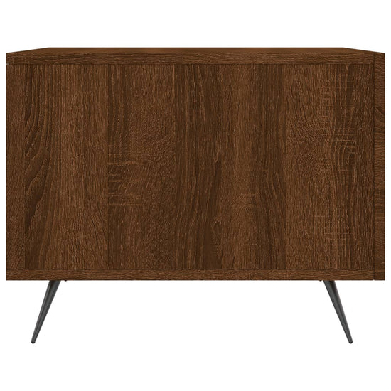 Salontafel 50x50x40 cm bewerkt hout bruin eikenkleur MeubelReus