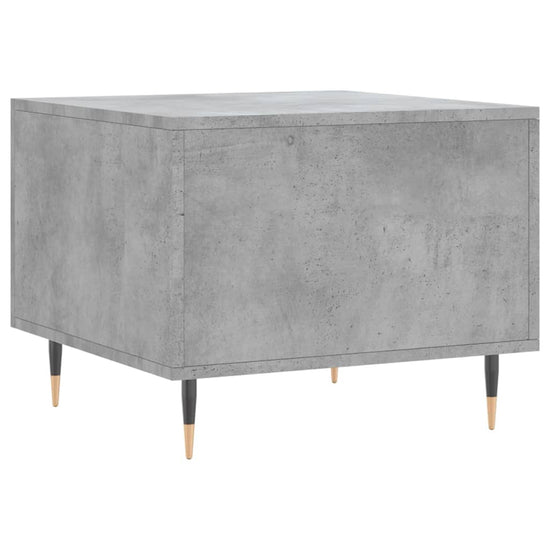 Salontafels 2 st 50x50x40 cm bewerkt hout betongrijs MeubelReus