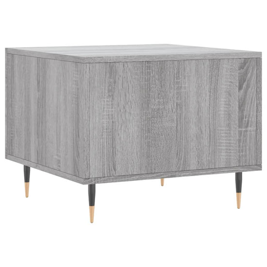 Salontafels 2 st 50x50x40 cm bewerkt hout grijs sonoma eiken MeubelReus
