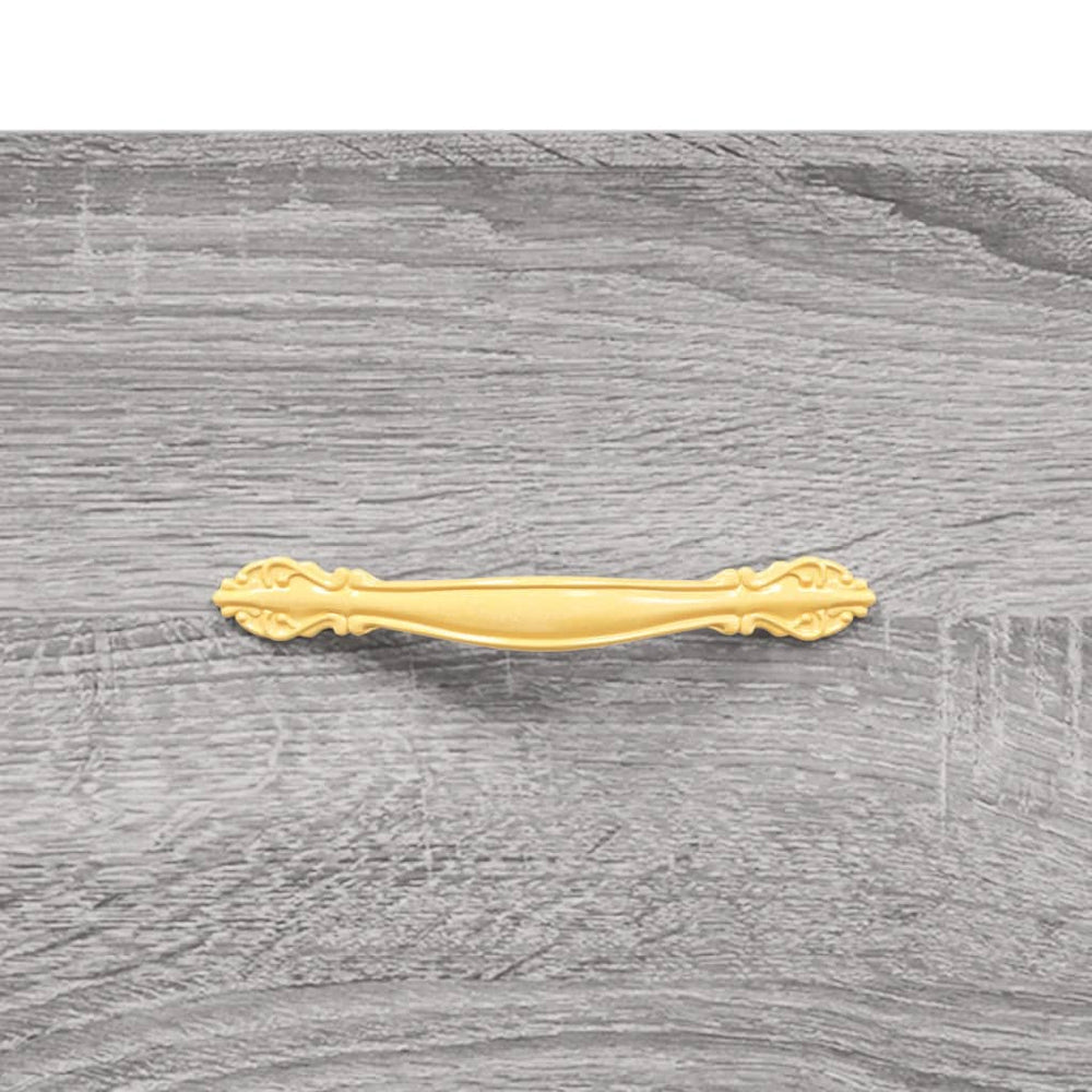 Salontafels 2 st 50x50x40 cm bewerkt hout grijs sonoma eiken MeubelReus