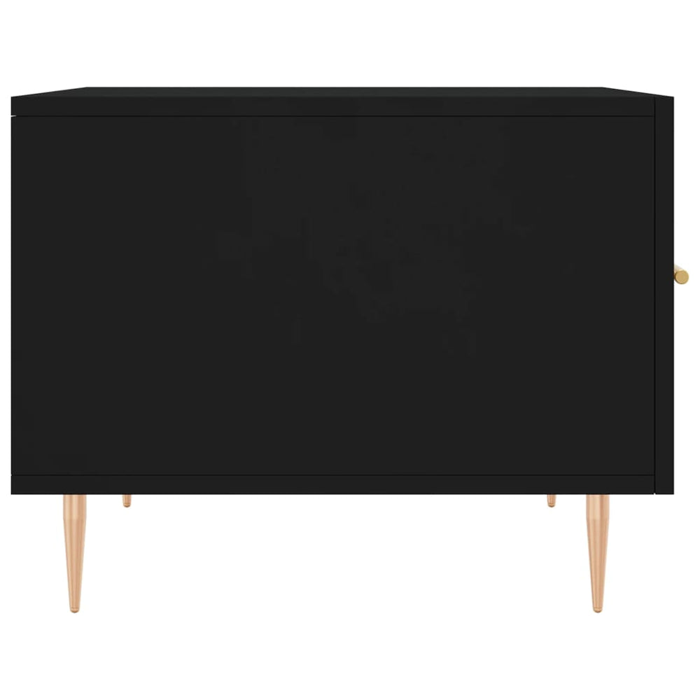 Salontafels 2 st 50x50x40 cm bewerkt hout zwart MeubelReus