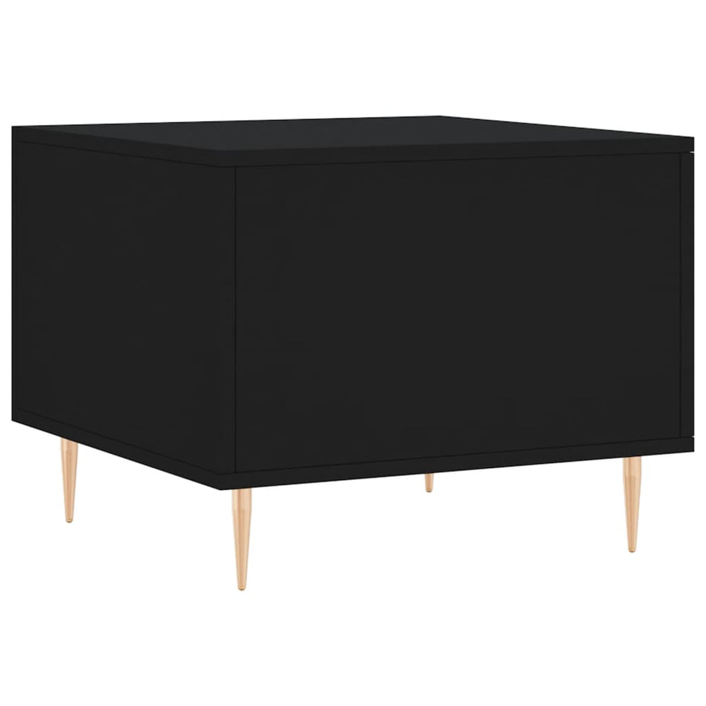 Salontafels 2 st 50x50x40 cm bewerkt hout zwart MeubelReus
