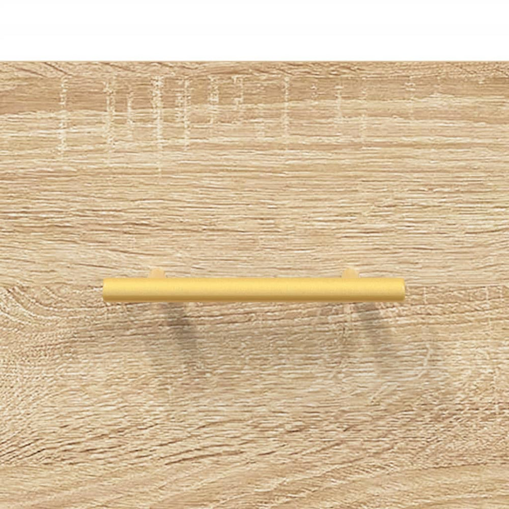 Salontafels 2 st 50x50x40 cm bewerkt hout sonoma eikenkleurig MeubelReus