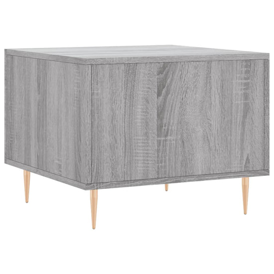 Salontafels 2 st 50x50x40 cm bewerkt hout grijs sonoma eiken MeubelReus