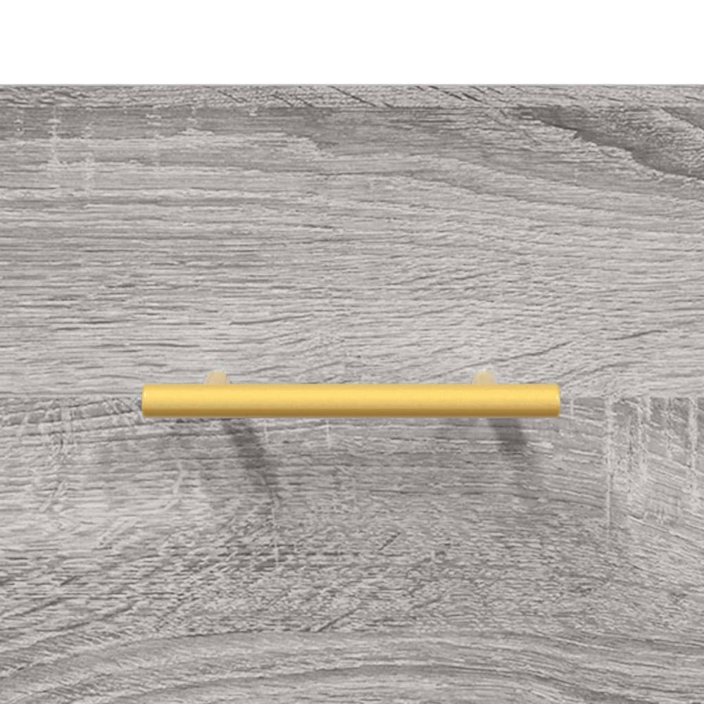 Salontafels 2 st 50x50x40 cm bewerkt hout grijs sonoma eiken MeubelReus
