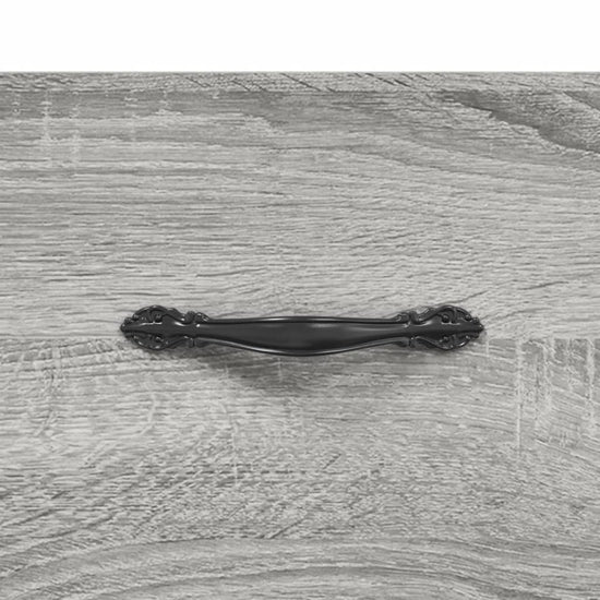 Salontafels 2 st 50x50x40 cm bewerkt hout grijs sonoma eiken MeubelReus