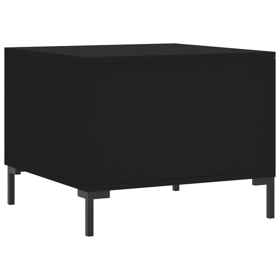 Salontafels 2 st 50x50x40 cm bewerkt hout zwart MeubelReus