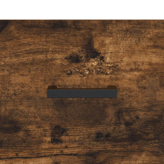 Salontafels 2 st 50x50x40 cm bewerkt hout gerookt eikenkleurig MeubelReus
