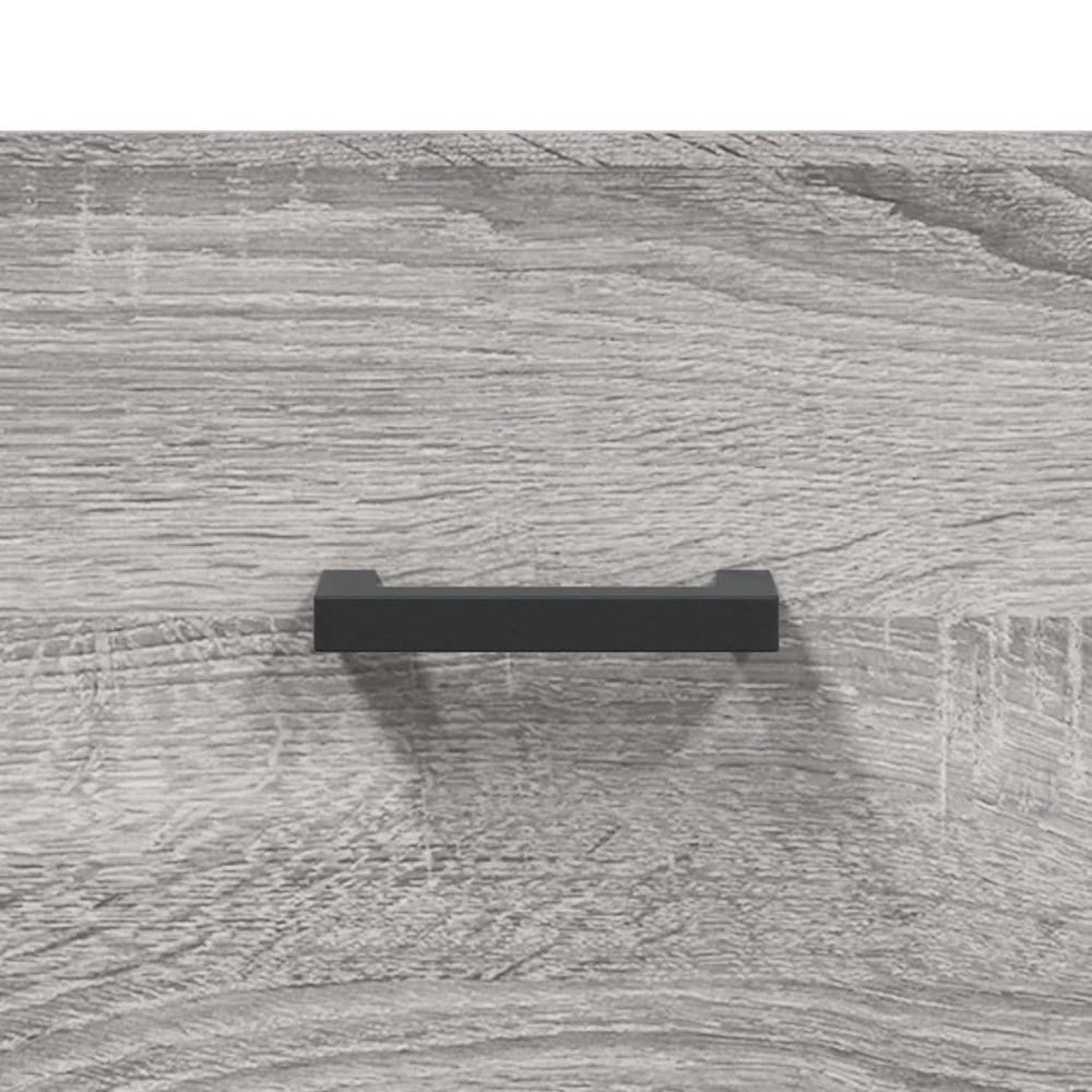 Salontafels 2 st 50x50x40 cm bewerkt hout grijs sonoma eiken MeubelReus