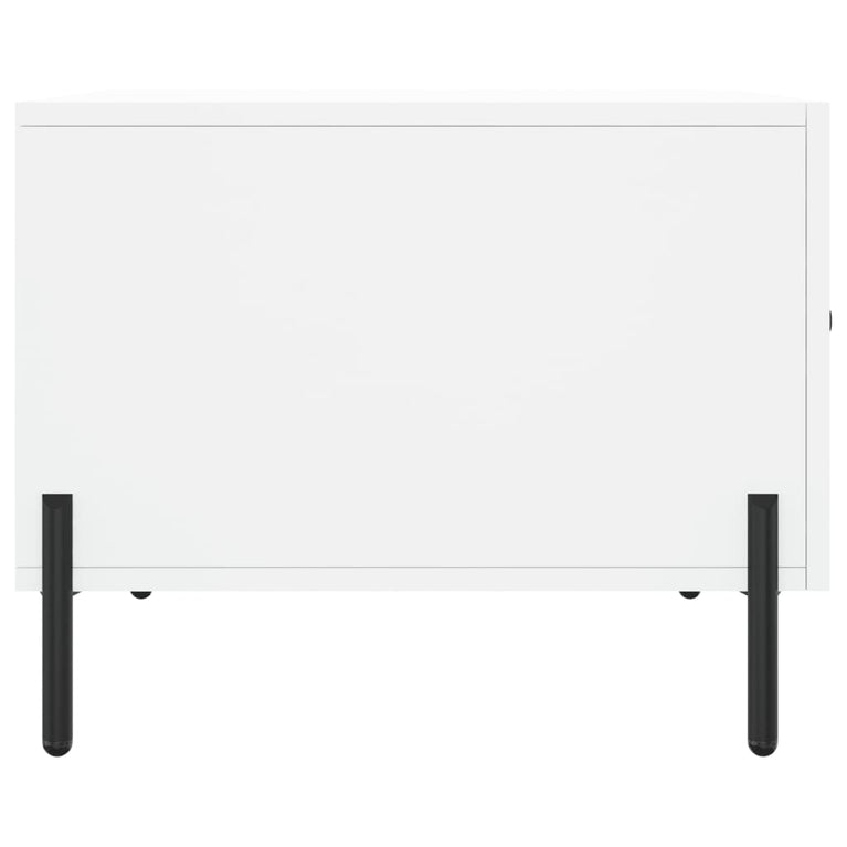 Salontafel 50x50x40 cm bewerkt hout wit MeubelReus